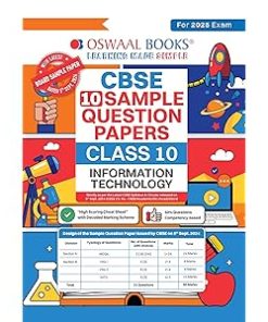 Oswaal CBSE Sample Question Papers Class 10 Information Technology
