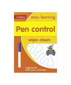 BY Collin Easy Learning Pen Control Age 3 TO 5 Wipe Clean Activity Book