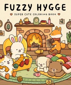 Fuzzy Hygge: Cute and Cozy Coloring Book
