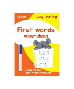 First Words Age 3-5 Wipe Clean Activity Book