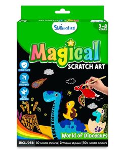 Skillmatics Magical Scratch Art Book for Kids