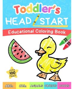 Toddler's Head Start Educational Coloring Book