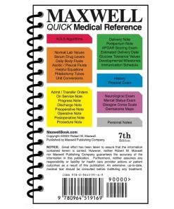 Maxwell Quick Medical Reference Pocket, 7th Edition