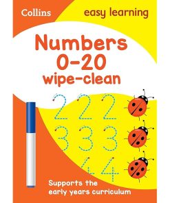 Numbers 0-20 Age 3-5 Wipe Clean Activity Book