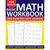 Basic Math Workbook For Adults Addition,Subtraction,Multiplication And Division Exercises With Answers