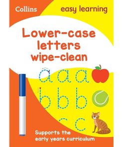 Lower Case Letters Age 3-5 Wipe Clean Activity Book