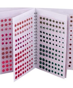 THANU'S CRAFT Different Color Plain Glitter Sparkle Shaded Crystal Stone Mix bindi Book Kumkum sticker for Girls & Ladies (948 bindi booklet Dairy)