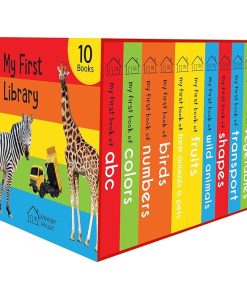 My First Library: Boxset of 10 Board Books for Kids