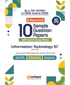 Arihant i Succeed 15 Sample Question Papers for Information Technology Class 10th