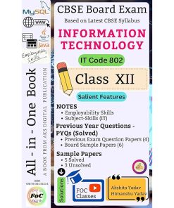 Information Technology IT Code 802 Class 12