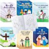 24PCS Coloring Book for Kids Christian Bible Holiday Activities Coloring Books Fun Christian Activity Books Bible Verse Drawing Supplies for Sunday School Classroom Rewards Goodie Bag Filler