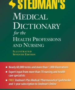Stedman's Medical Dictionary for the Health Professions and Nursing 7th Edition