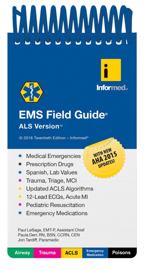EMS Field Guide ALS Version 20th Edition - Medical Book Store Uae