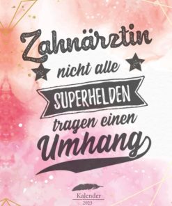 Zahnärztin Kalender Geschenk