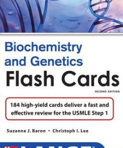 Lange Biochemistry and Genetics Flash Cards 2nd Edition