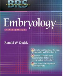 Board Review Series BRS Embryology 6th Ed
