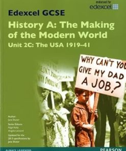 Edexcel GCSE History A The Making of the Modern World Unit 2C USA 1919 41