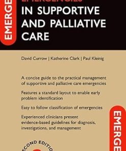 Emergencies in Supportive and Palliative Care