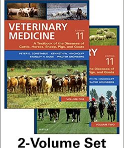 Veterinary Medicine: A textbook of the diseases of cattle horses sheep pigs and goats - two-volume set 11th Edition