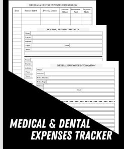Medical & Dentist Expenses Tracker