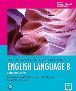 Pearson Edexcel International GCSE 9 1 English Language B Student Book