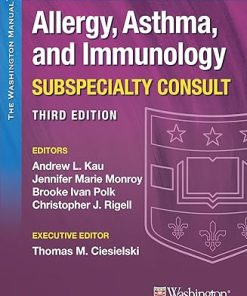 The Washington Manual Allergy Asthma and Immunology Subspecialty Consult 3rd Edition