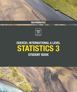 Pearson Edexcel International A Level Mathematics Statistics 3 Student Book
